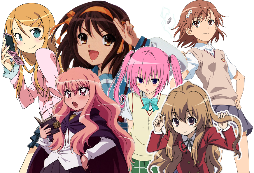 Tsundere Anime and Manga Girls